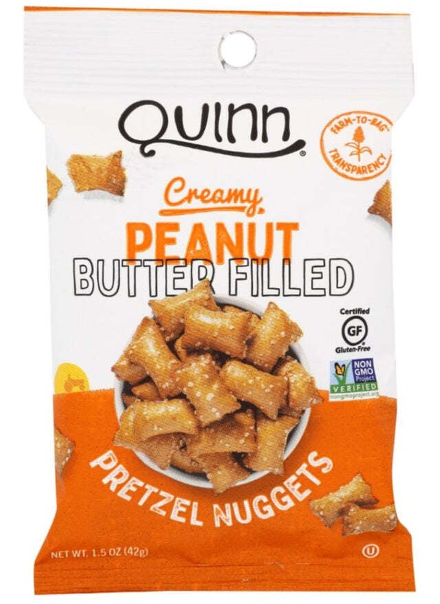 Quinn Creamy Peanut Butter Filled Pretzel Nuggets Oz Sad Monkey Mercantile